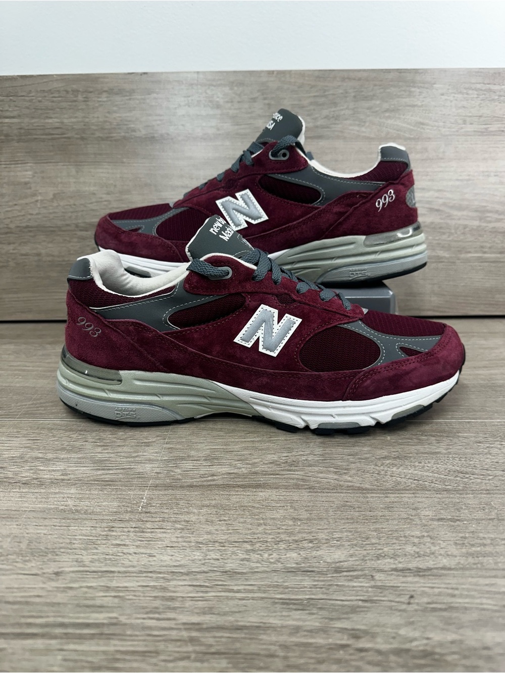 Size 11 - New Balance 993 Made in USA “Burgundy” (2019)